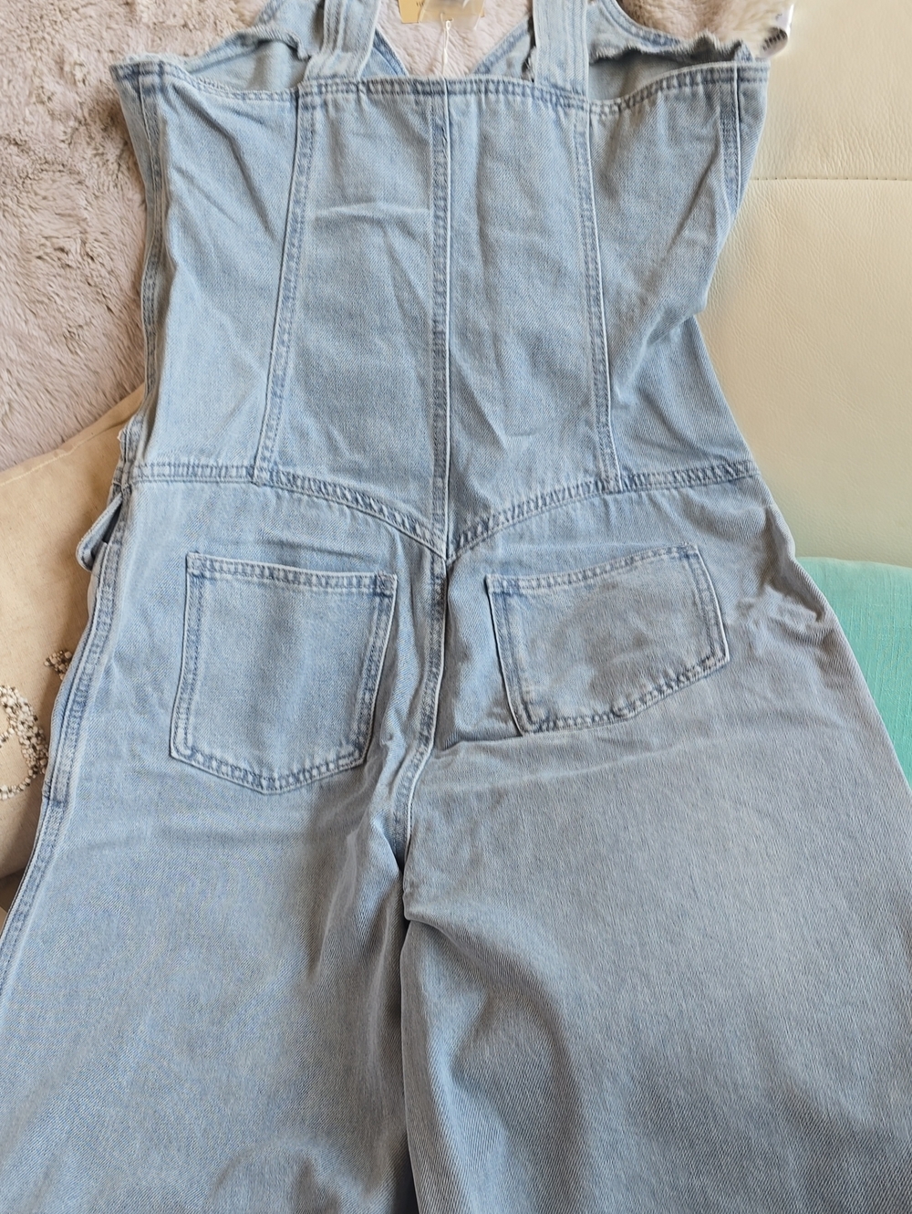 NWT Oyrosy Denim Blue Jumpsuit Size Medium - Picture 14 of 14